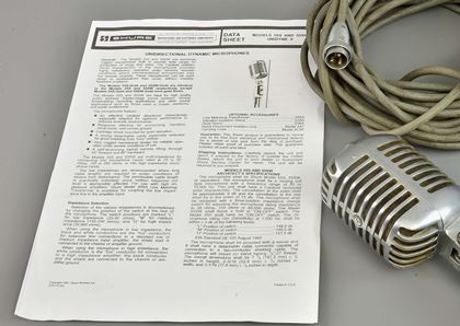 Shure-55SW Unidyne II classic 60s mic